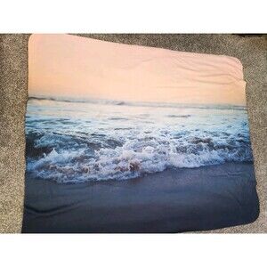 Fleece Blanket Plush Throw Fuzzy Lightweight Leah Flores Crash Into Me Fleece